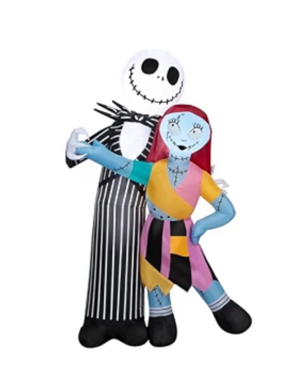 Nightmare Before Christmas Jack and Sally Halloween Inflatable